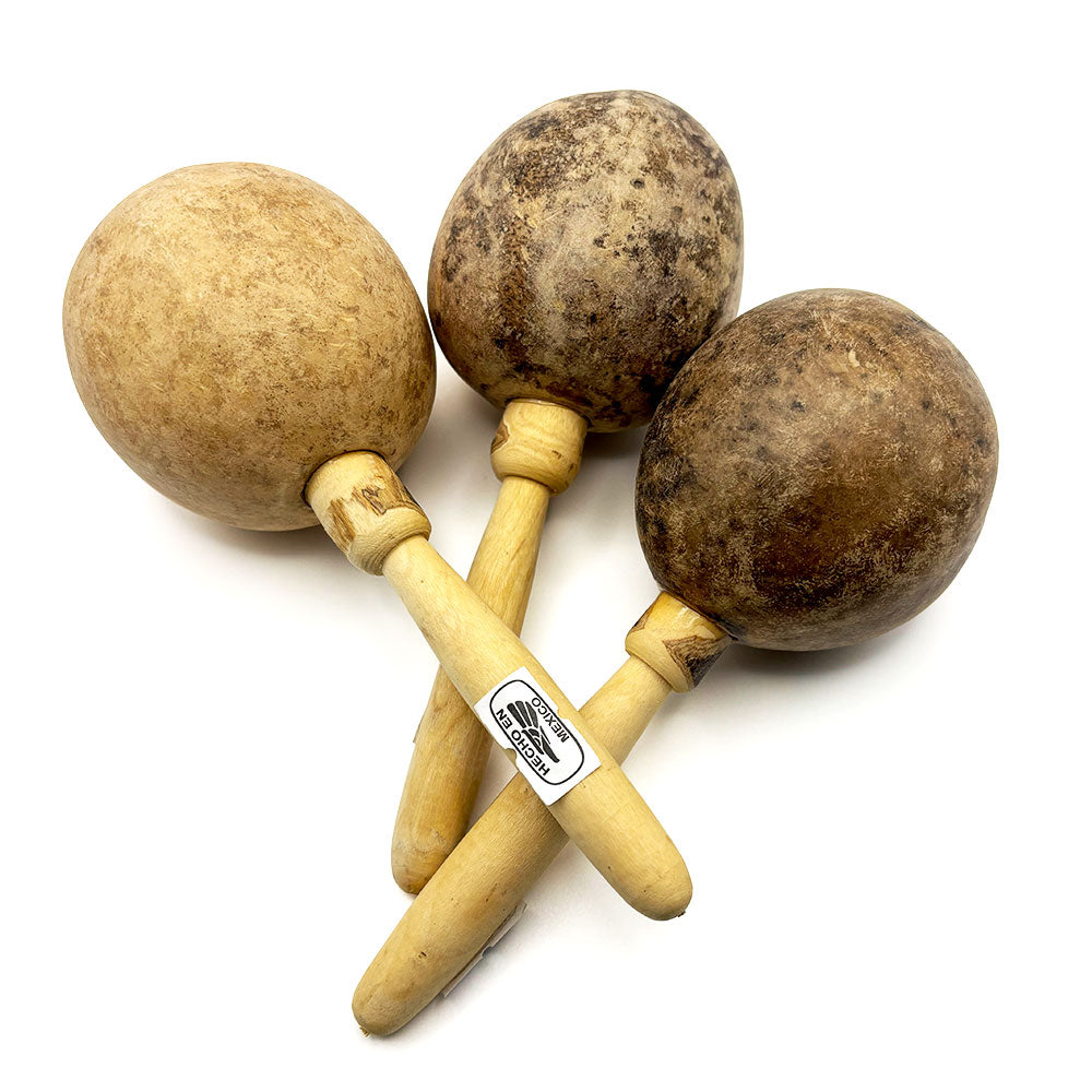 Natural Maracas Unpainted Set of 30