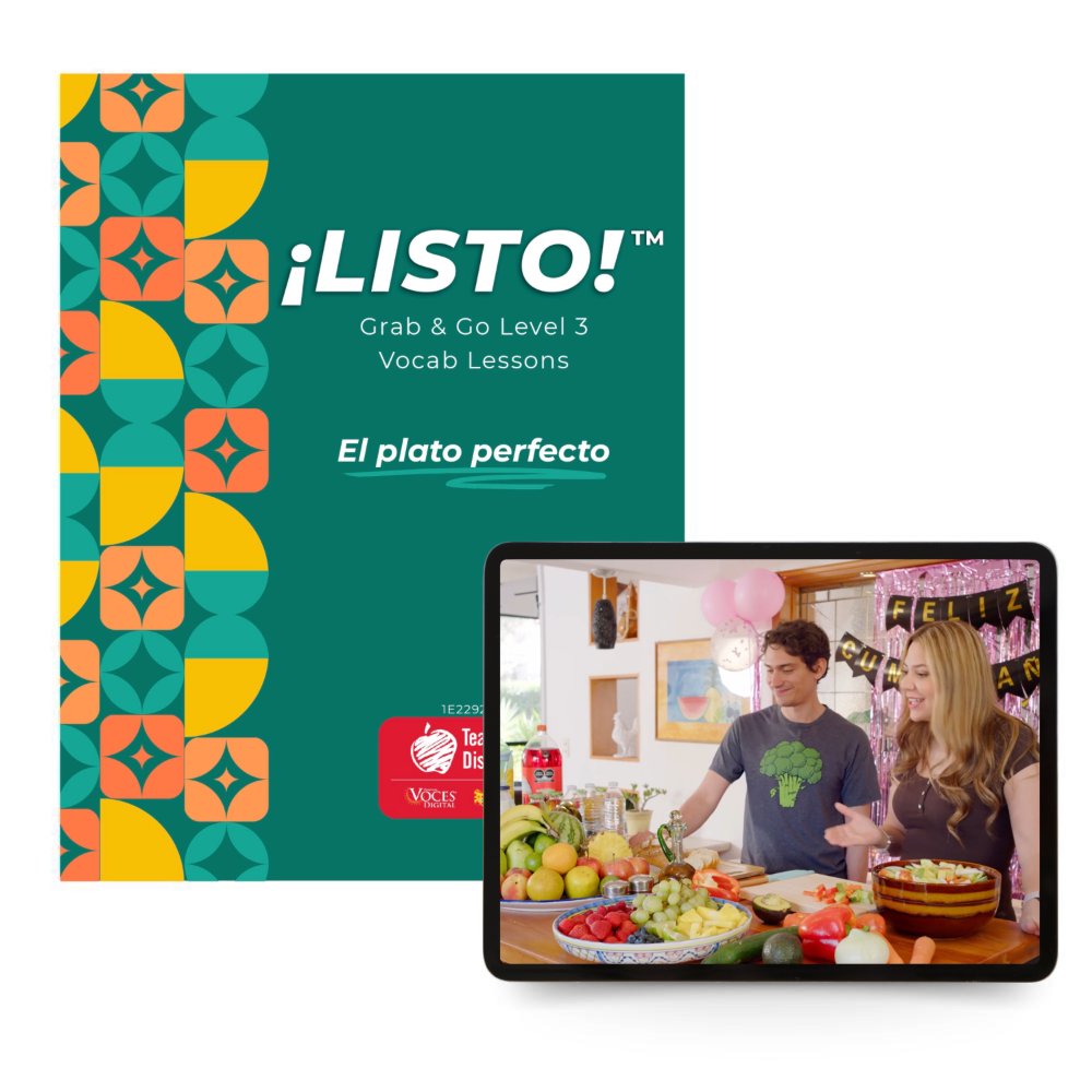¡Listo!™ Grab & Go Level 3 Vocab Lessons: El plato perfecto proximo Download