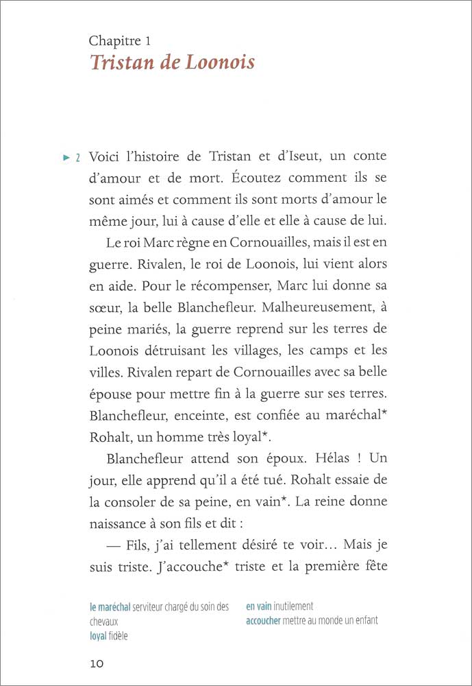 Tristan et Iseut - Level 1 - French Reader