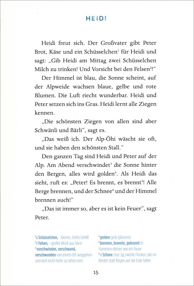 Heidi - Level 2 - German Reader