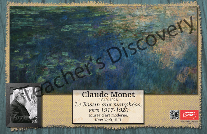 Les artistes français - French - Mini-Posters - Set of 13