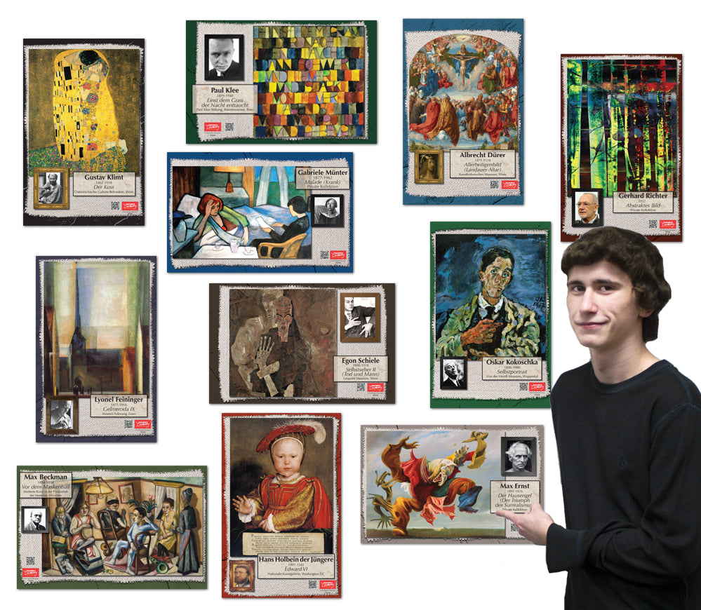 Die germanischen Künstler - German - Mini-Posters - Set of 11