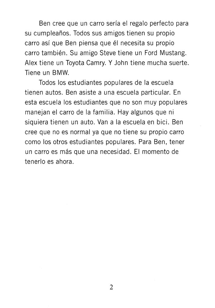 Mi propio auto - Level 2 - Spanish Reader by Lisa Ray Turner & Blaine Ray