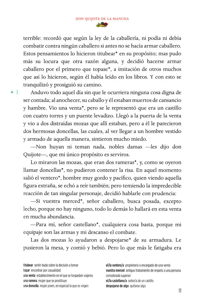 Don Quijote de la Mancha - Advanced - Spanish Reader