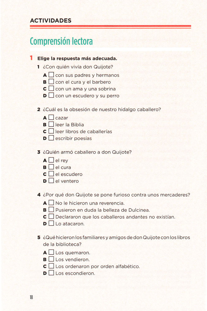 Don Quijote de la Mancha - Advanced - Spanish Reader
