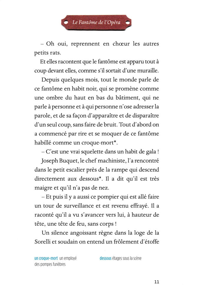 Le Fantôme de l'Opéra - Level 3 - French Reader
