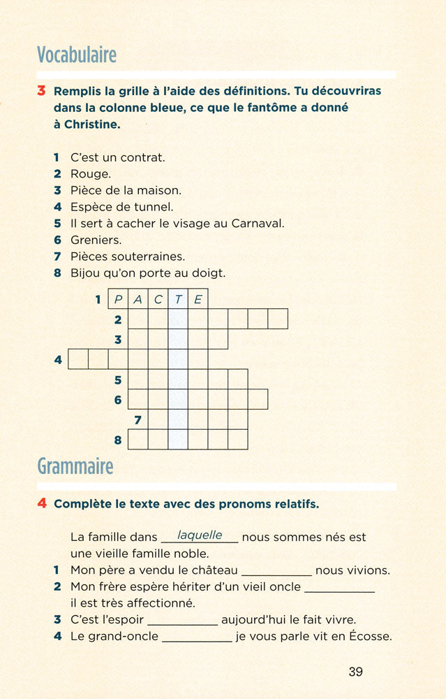 Le Fantôme de l'Opéra - Level 3 - French Reader