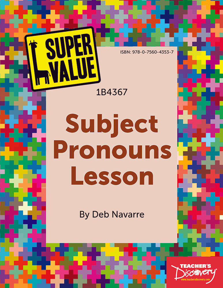 Super Value Subject Pronouns Lesson Spanish Download