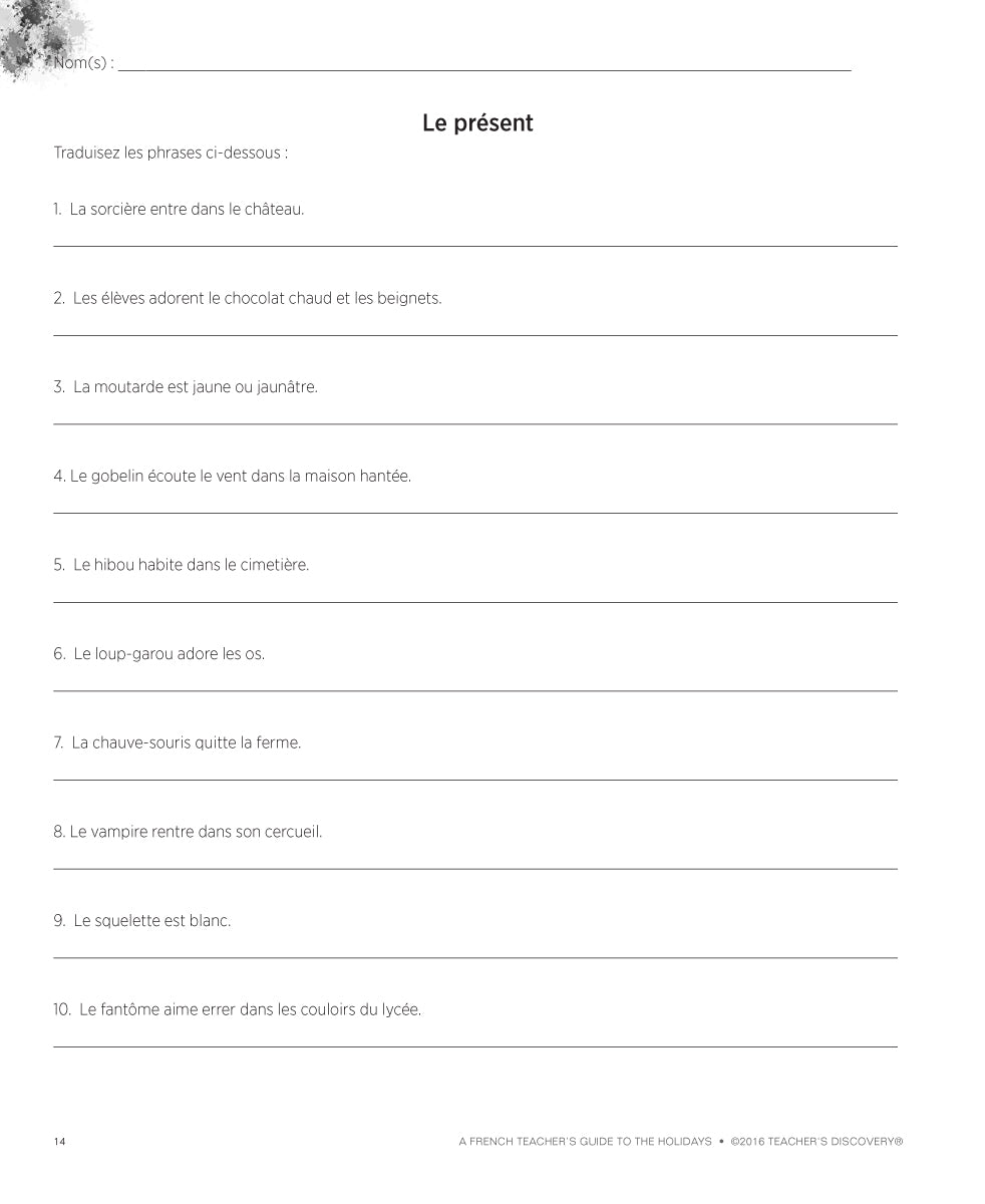 Giant Book of Holiday Games, Prompts, and Warm-Ups for French Class Book Download