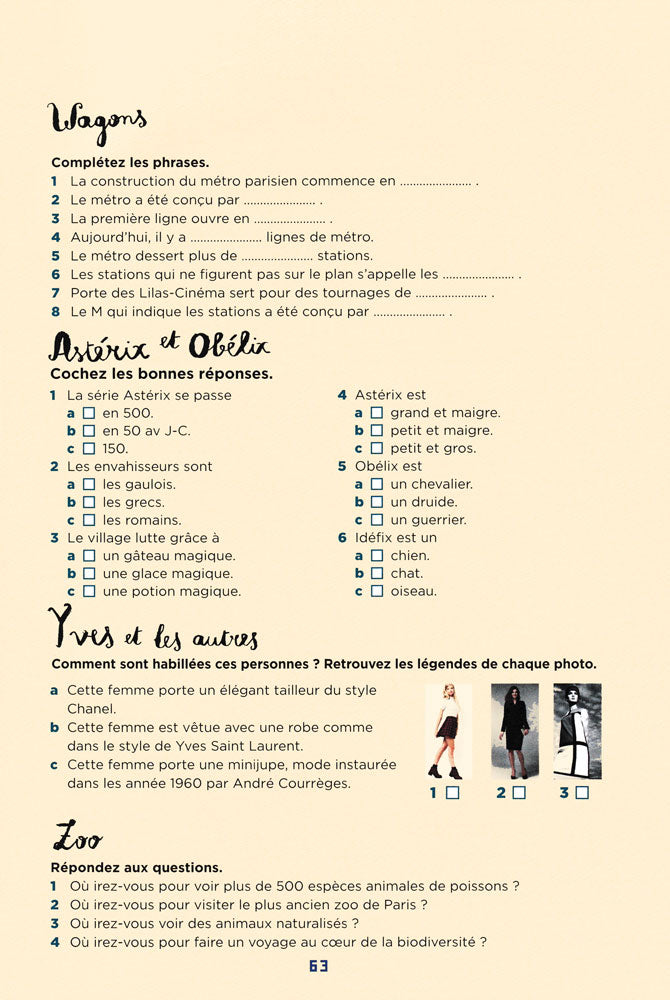 Je t'aime Paris ! - Level 1 - French Reader