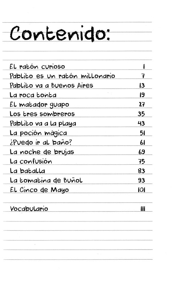El ratón Pablito - Level 1 - Spanish Reader by Craig Klein Dexemple