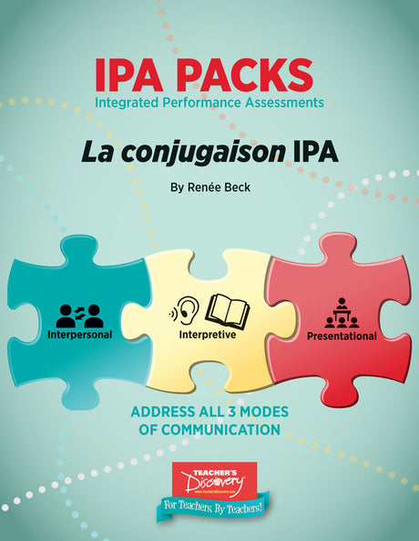 La conjugaison Novice/High French IPA Pack - DIGITAL RESOURCE DOWNLOAD