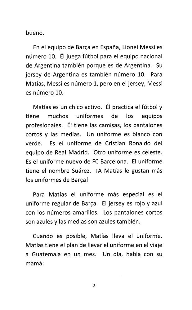 El jersey - Level 1 - Spanish Reader by Jennifer Degenhardt