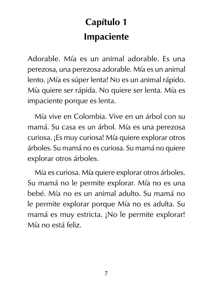 La perezosa impaciente - Level 1 - Spanish Reader by Mira Canion