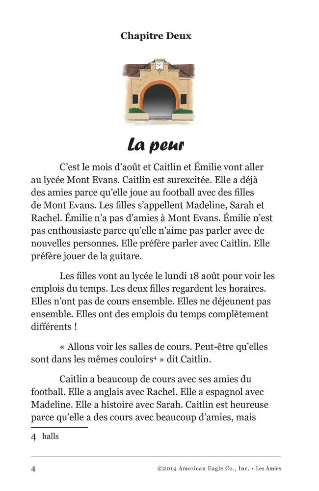 Les Amies - Level 1 - French Reader by Diane Touchet