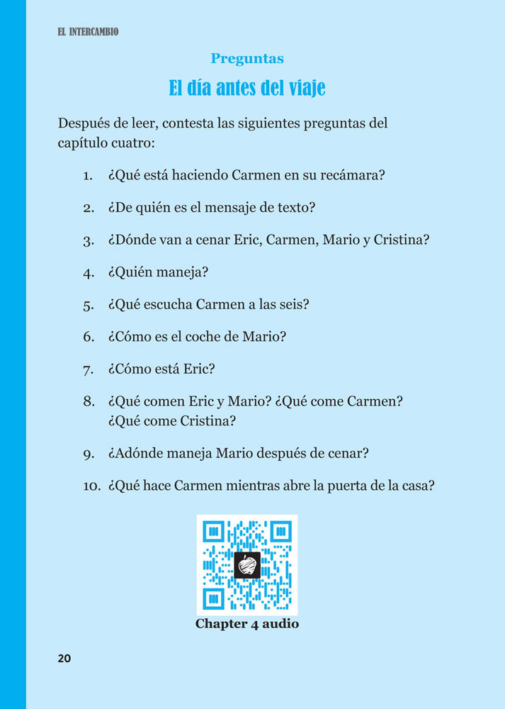 El intercambio - Level 1 - Spanish Enhanced® Reader