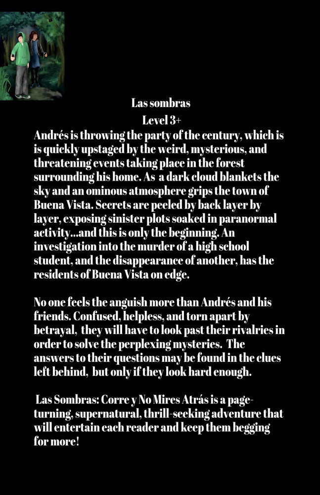 Las sombras: Corre y no mires atrás - Level 3+ - Spanish Reader by A.C. Quintero