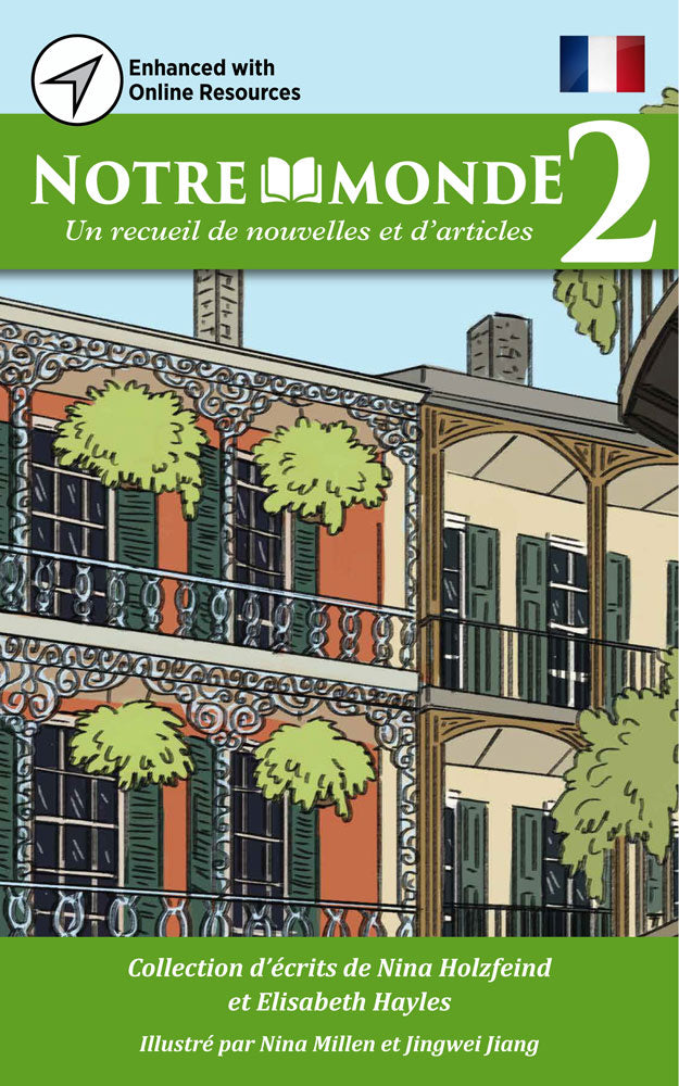 Notre monde: Level 2 French Short Story Collection