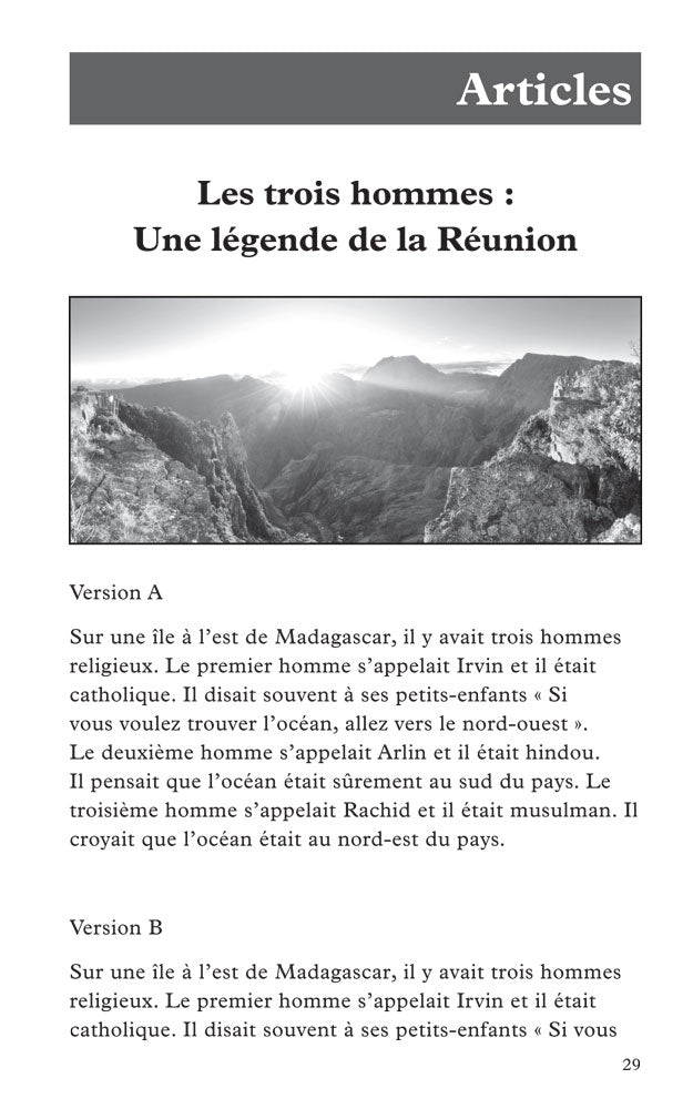 Notre monde: Level 2 French Short Story Collection