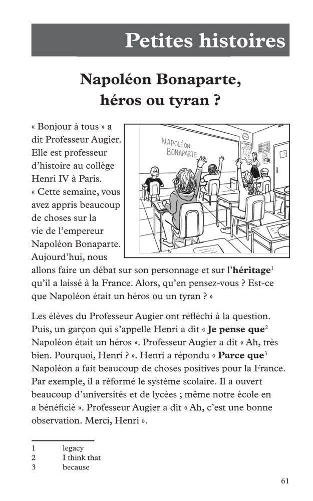 Notre monde: Level 2 French Short Story Collection