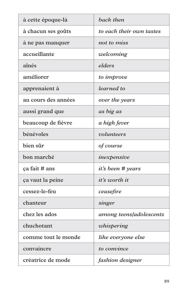 Notre monde: Level 2 French Short Story Collection