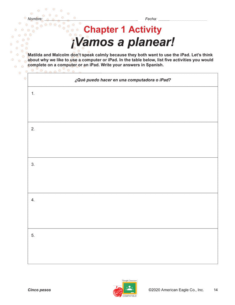 Cinco pesos - Level 1 - Spanish Acquisition™ Reader by Inga Paterson-Zúñiga