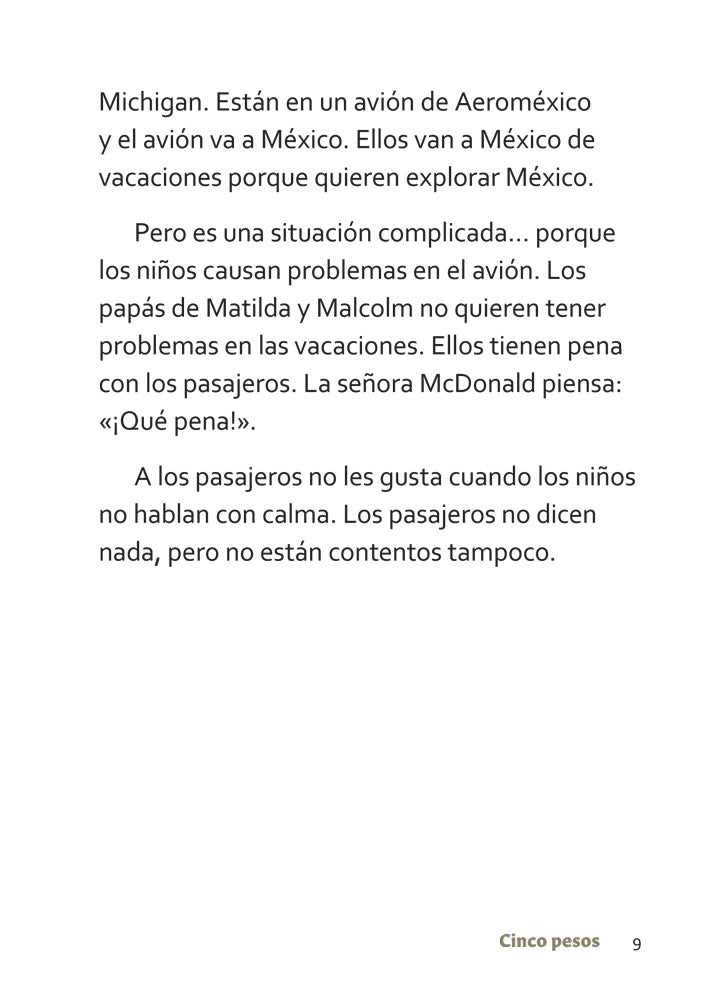 Cinco pesos - Level 1 - Spanish Acquisition™ Reader by Inga Paterson-Zúñiga