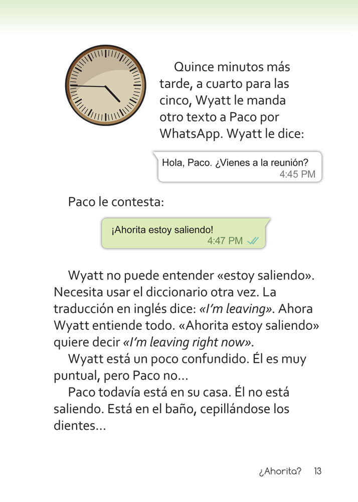 ¿Ahorita? - Level 1 - Spanish Acquisition™ Reader by Inga Paterson-Zúñiga