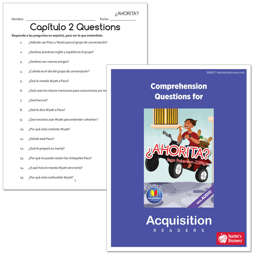 ¿Ahorita? - Level 1 - Spanish Acquisition™ Reader by Inga Paterson-Zúñiga