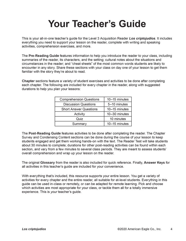 Los criptojudíos - Level 3 - Spanish Acquisition™ Reader by Jamie Lincow