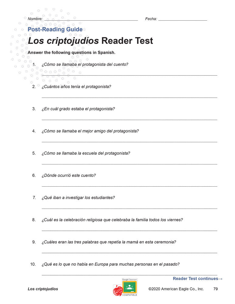 Los criptojudíos - Level 3 - Spanish Acquisition™ Reader by Jamie Lincow
