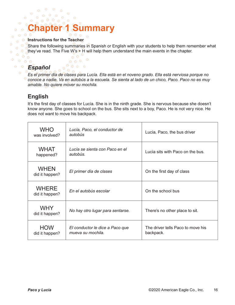 Paco y Lucía - Level 2 - Spanish Acquisition™ Reader by Jay Barron