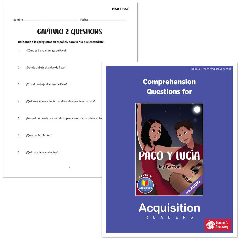 Paco y Lucía - Level 2 - Spanish Acquisition™ Reader by Jay Barron