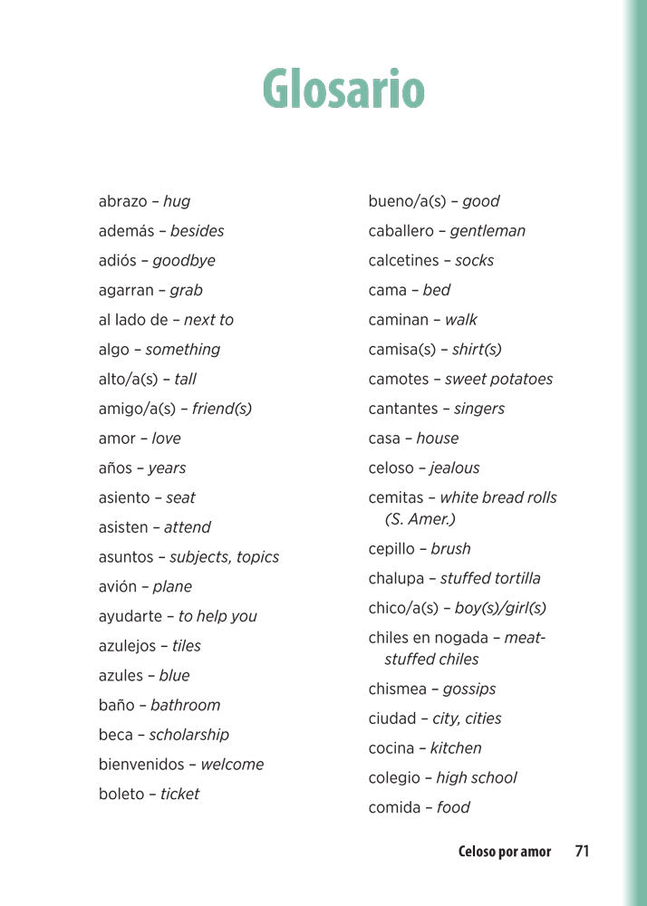 Celoso por amor - Level 2 - Spanish Acquisition™ Reader by Paula Twomey