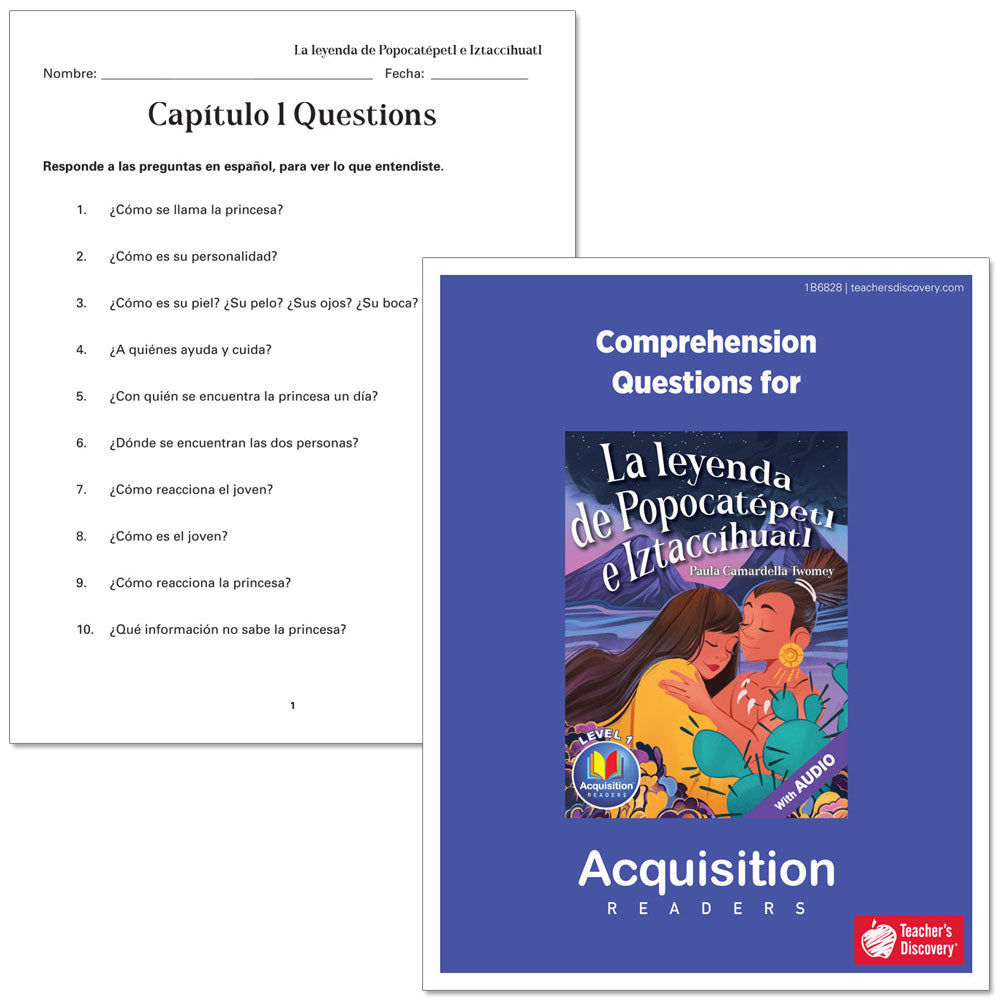 La leyenda de Popocatépetl e Iztaccíhuatl - Level 1 - Spanish Acquisition™ Reader by Paula Twomey