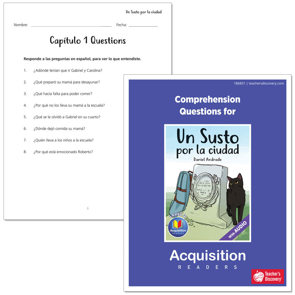 Un Susto por la ciudad - Level 2 - Spanish Acquisition™ Reader by Daniel Andrade