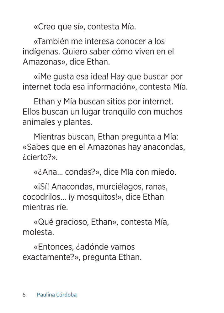 ¡Escapa del Amazonas! - Level 1 - Spanish Acquisition™ Reader by Paulina Córdoba