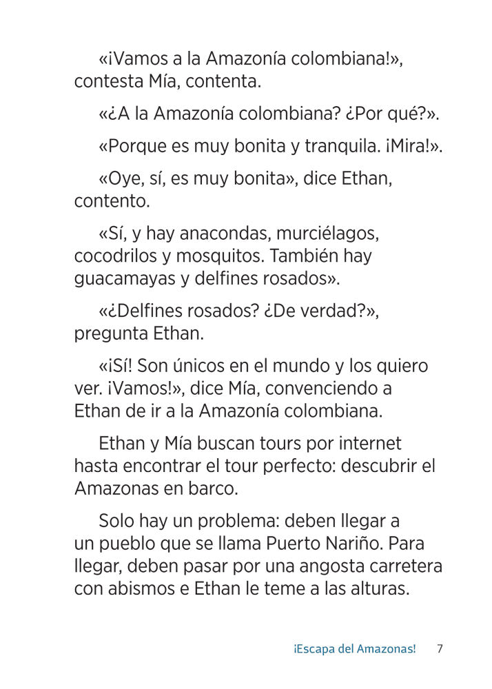 ¡Escapa del Amazonas! - Level 1 - Spanish Acquisition™ Reader by Paulina Córdoba
