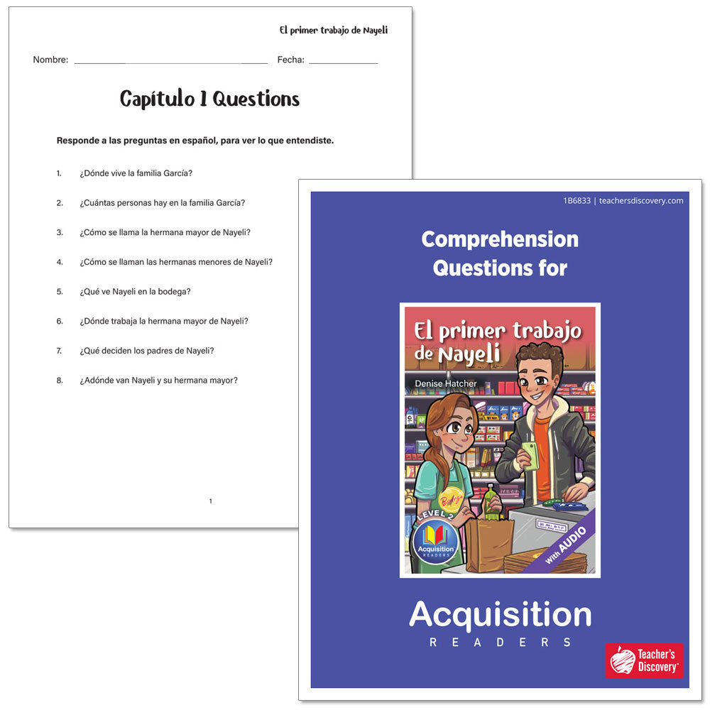 El primer trabajo de Nayeli - Level 2 - Spanish Acquisition™ Reader by Denise Hatcher