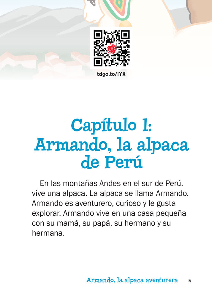 Armando, la alpaca aventurera - Level 1 -Spanish Acquisition™ Reader by Teryn Henderson