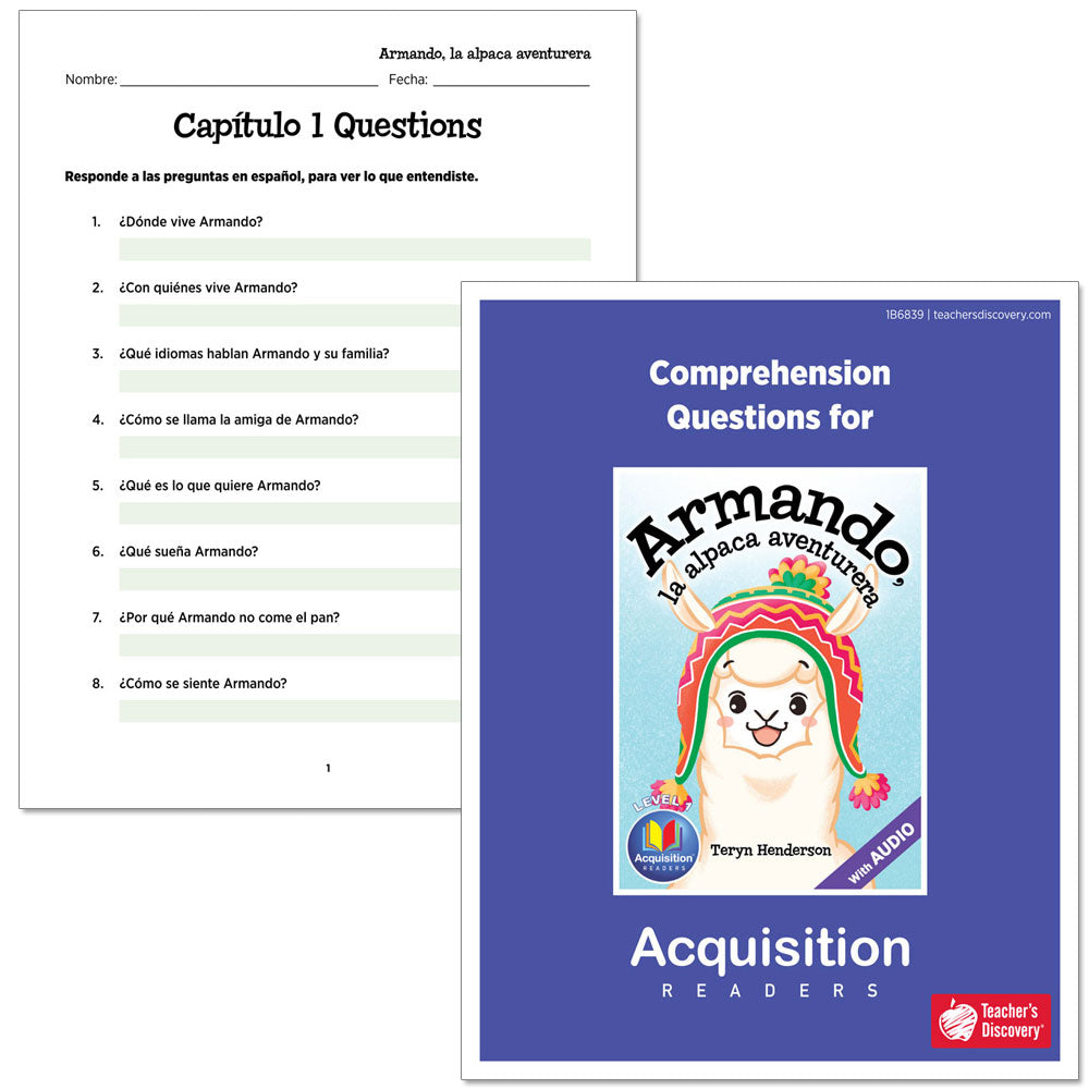 Armando, la alpaca aventurera - Level 1 -Spanish Acquisition™ Reader by Teryn Henderson