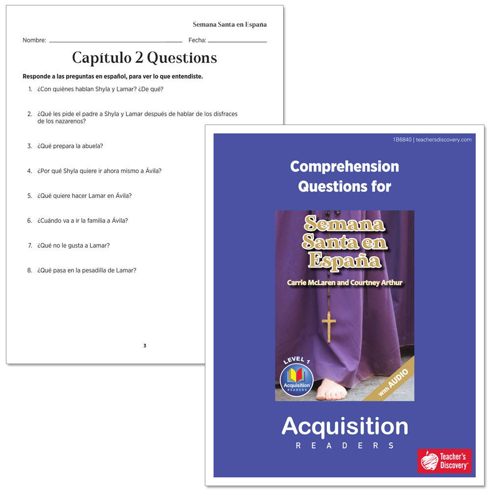 Semana Santa en España - Level 1 - Spanish Acquisition™ Reader by Carrie McLaren & Courtney Arthur