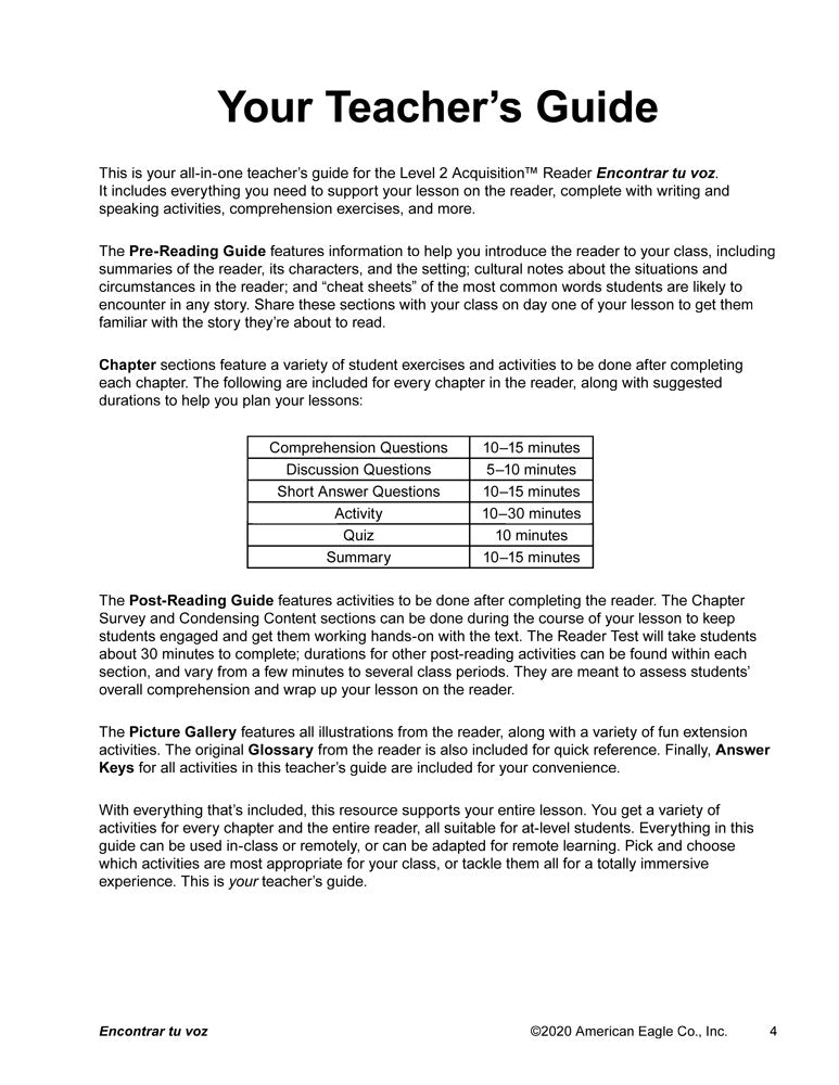 Encontrar tu voz - Level 2 - Spanish Acquisition™ Reader by Carrie McLaren & Courtney Arthur