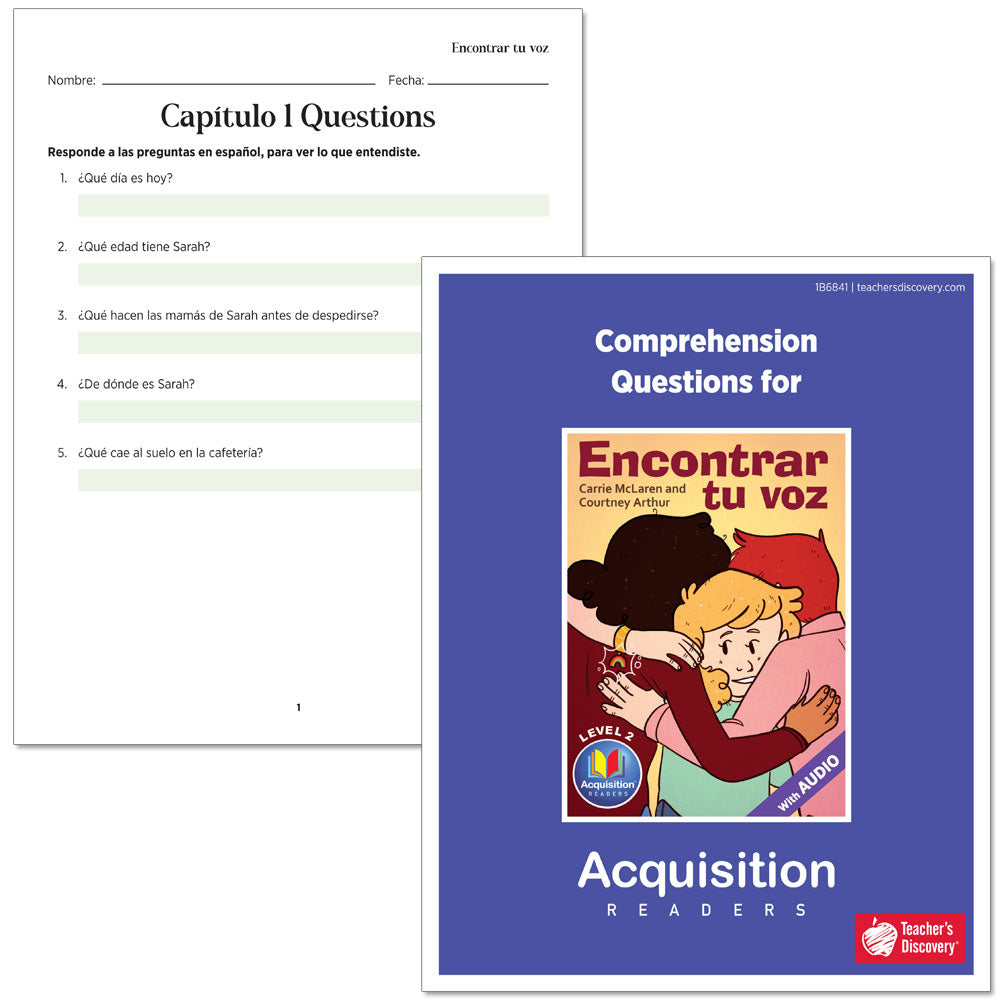 Encontrar tu voz - Level 2 - Spanish Acquisition™ Reader by Carrie McLaren & Courtney Arthur