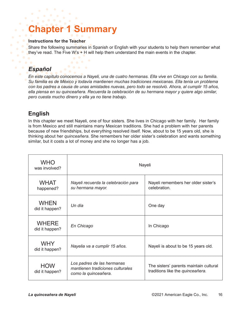 La quinceañera de Nayeli - Level 2 - Spanish Acquisition™ Reader by Denise Hatcher