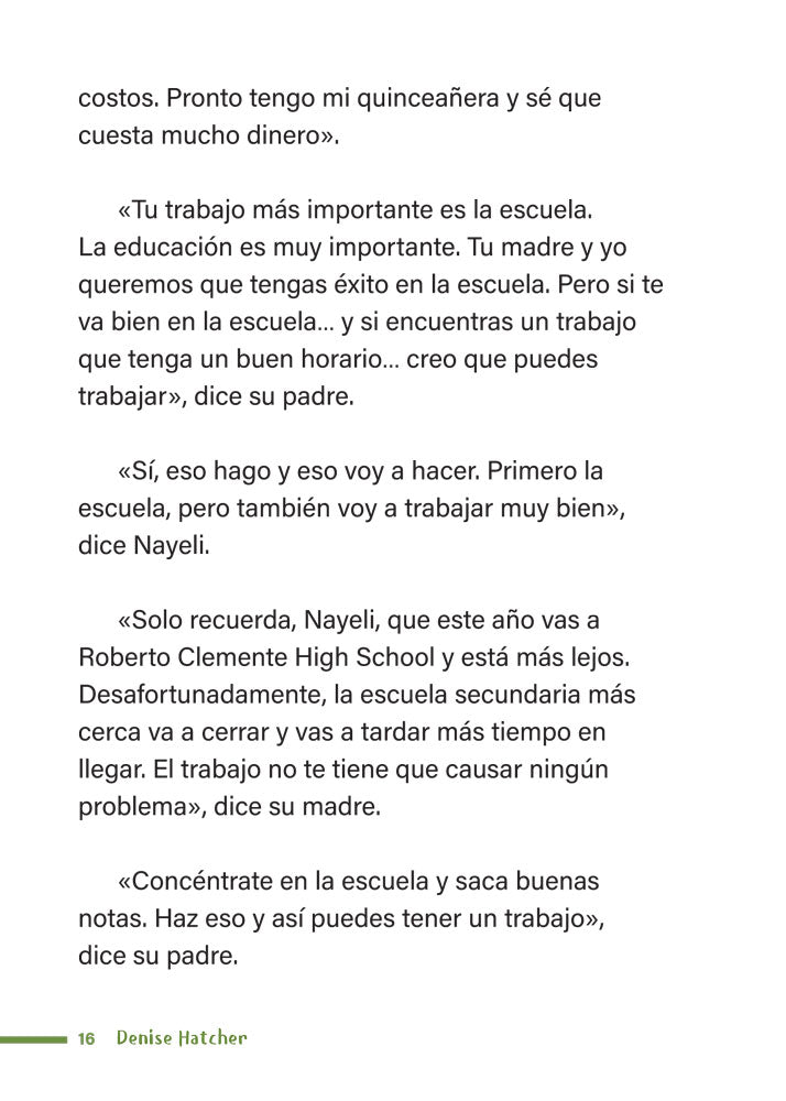 La quinceañera de Nayeli - Level 2 - Spanish Acquisition™ Reader by Denise Hatcher