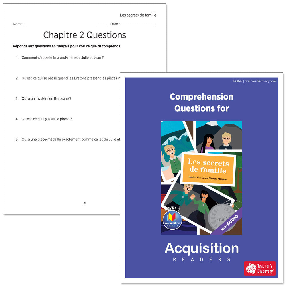 Les secrets de famille - Level 1 - French Acquisition™ Reader by Patricia Verano & Theresa Marrama