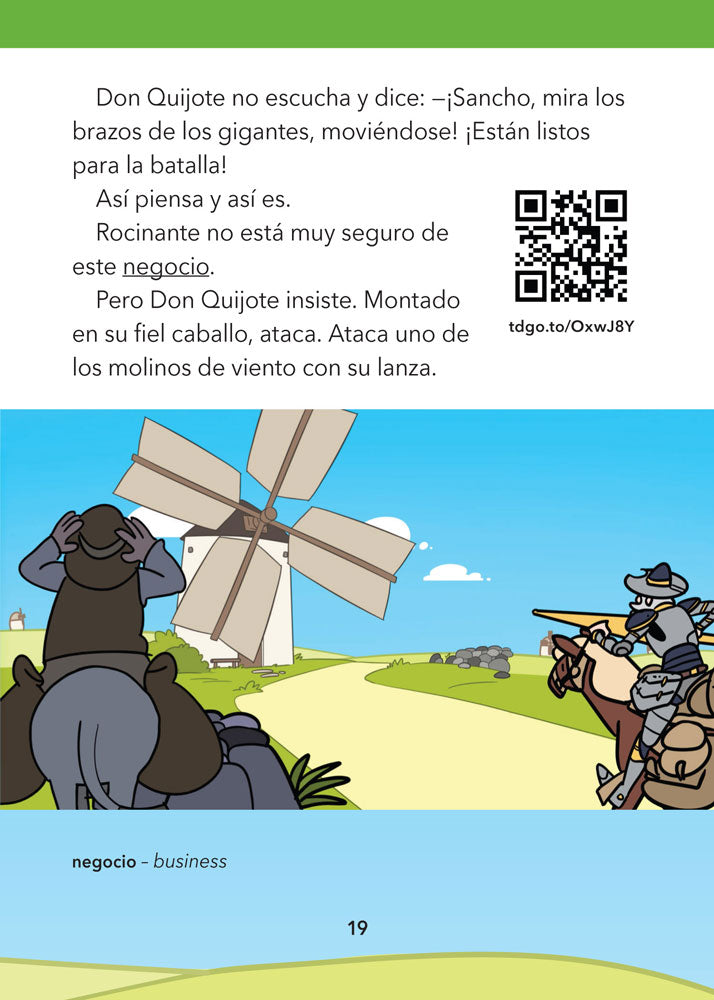 Don Quijote - Level 1/2 - Spanish Enhanced® Reader