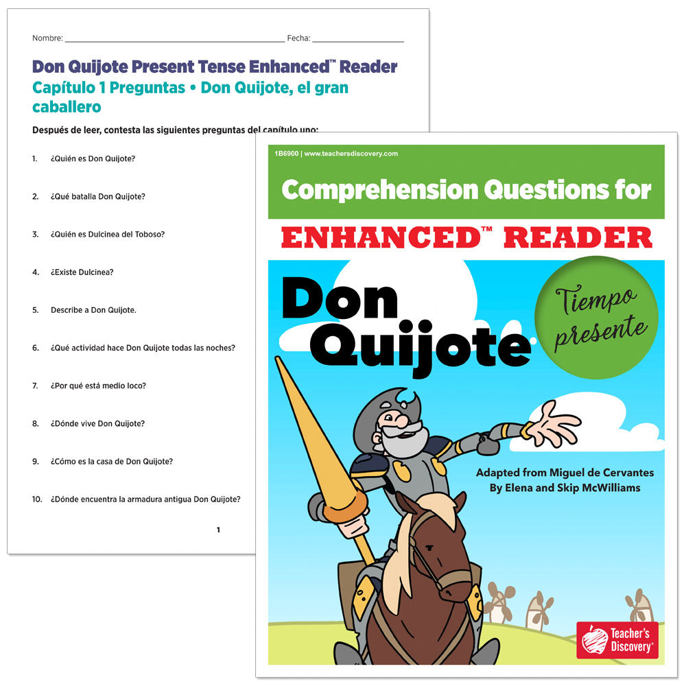 Don Quijote - Level 1/2 - Spanish Enhanced® Reader