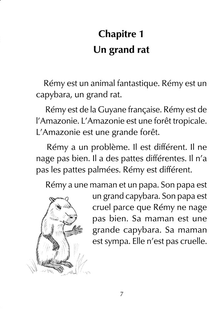 Le capybara botté - Level 1 - French Reader by Mira Canion